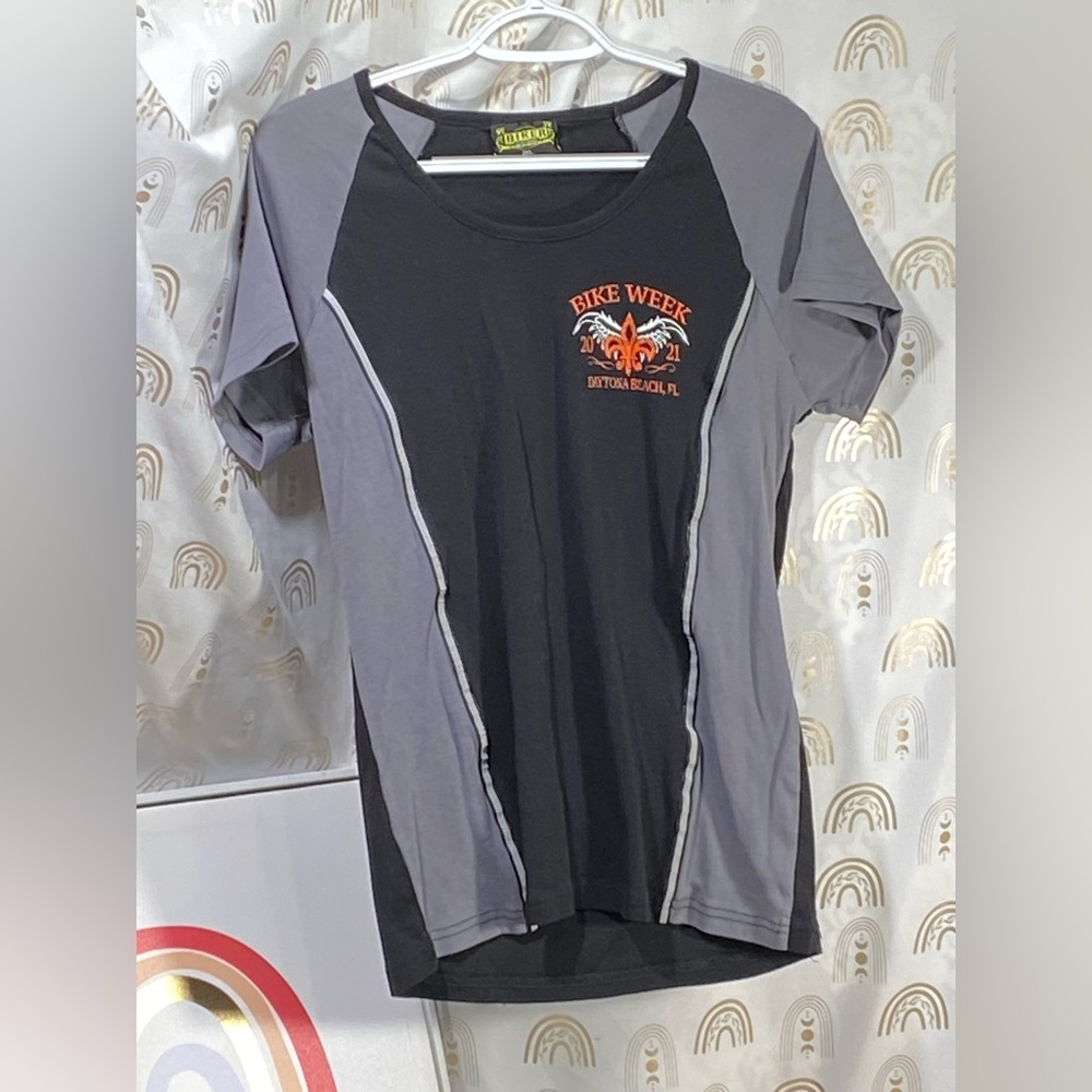 Bike Week Daytona Black and Gray Tee